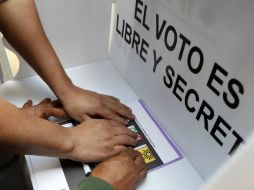 Autoridades electorales insisten que es momento de reflexión para la ciudadanía y de saber que el voto en blanco de nada sirve. NTX / ARCHIVO