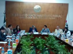 El INE local inicia sesión para dar seguimiento a la jornada electoral. EL INFORMADOR / J. Pérez