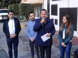 Eruviel estuvo acompañado por sus hijos Isis, Eruviel y Raúl. TWITTER / @eruviel_avila