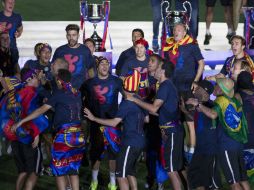 El Barcelona volvió a la cima de Europa en el primer año de Luis Enrique como técnico. EFE / M. Pérez