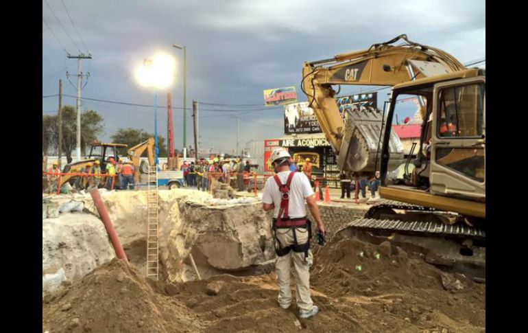 Este lunes se registró un derrumbe en las obras de la ampliación de la Línea 1 que dejó a un trabajador muerto. TWITTER / @UMPCyBZ