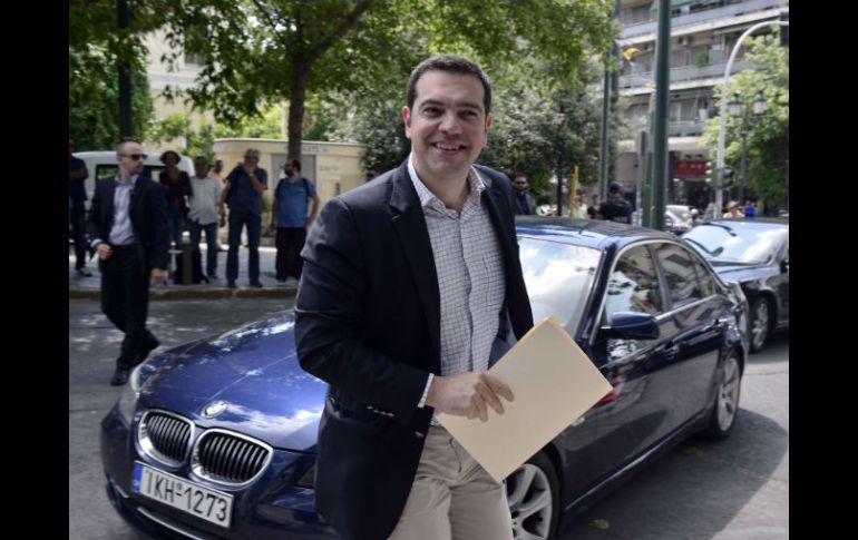 Primer ministro. Alexis Tsipras presenta hoy su propuesta a Alemania y Francia. AFP /