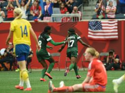 El encuentro entre Suecia y Nigeria mantuvo a los fans entrenidos en un competido partido que resultó en tres tantos para cada equipo. AFP / J. Samad