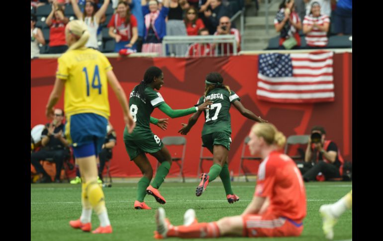 El encuentro entre Suecia y Nigeria mantuvo a los fans entrenidos en un competido partido que resultó en tres tantos para cada equipo. AFP / J. Samad