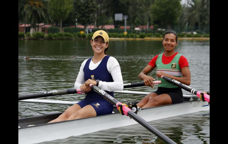 Fabiola Núñez competirá en bote con par de remos cortos con Kinich Medina. EFE /