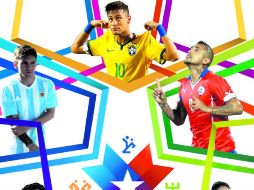 Futbolistas de élite se verán las caras en la Copa América de Chile 2015. EL INFORMADOR /