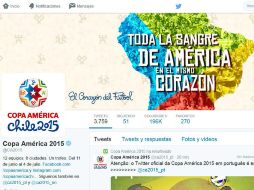 Con banderitas, la red social muestra su apoyo a distintas selecciones. ESPECIAL / twitter.com/CA2015