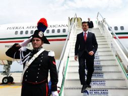 El Presidente se encuentra en el país europeo para participar en el Foro Empresarial México-Italia. FACEBOOK / Enrique Peña Nieto