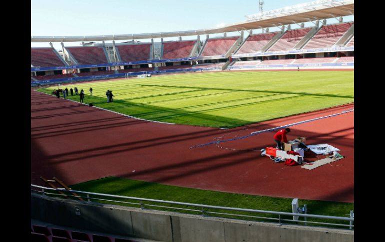 Esta es la cancha de La Serena, donde debutará la Albiceleste. EFE / J. Cárdenas