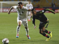 El cuadro azteca tuvo mejores oportunidades en el segundo tiempo, pero con poca suerte frente al marco rival. AP / S. Izquierdo