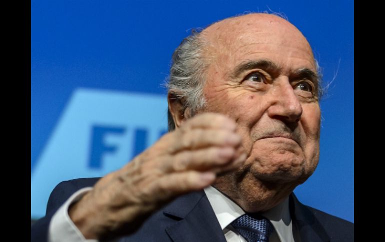 Blatter, de 79 años, fue reelegido a finales de mayo en Zurich para un quinto mandato. AFP / ARCHIVO