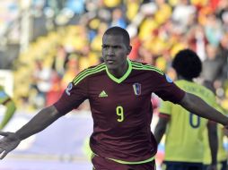 Rondón anotó el tanto que le dio el triunfo a Venezuela. AP / R. Arangua