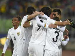 Con el triunfo, Bolivia acumula cuatro puntos, tras el empate sin goles con México. AFP / J. Barreto