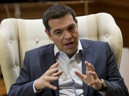 Está previsto que informe a los legisladores de su partido, Syriza, más tarde este martes. AP / P. Giannakouris