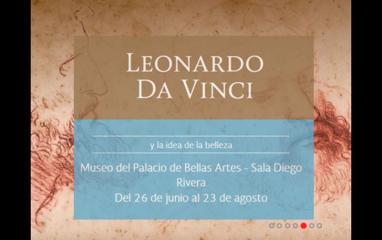 'Leonardo Da Vinci y la idea de la belleza' mostrará cómo el artista analizaba la realidad a través de su observación. ESPECIAL / bellasartes.gob.mx