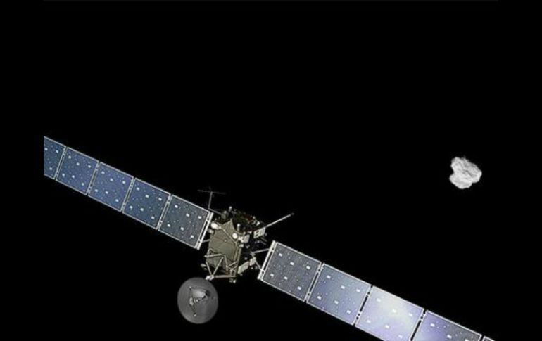 La sonda se convirtió en la primera nave espacial en aterrizar en un cometa. TWITTER / @ESA_Rosetta