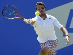 Stan Wawrinka no es especialista en hierba. EFE / F. Arrizabalaga