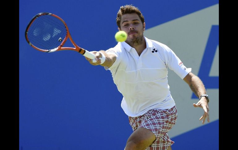 Stan Wawrinka no es especialista en hierba. EFE / F. Arrizabalaga