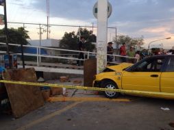 El accidente ocurrió la noche de este jueves en la colonia Villa de Guadalupe. ESPECIAL /