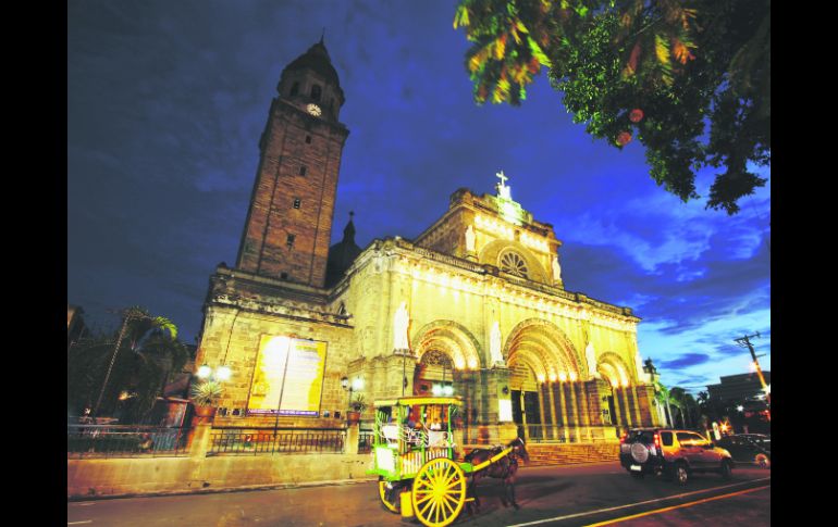 La Catedral de Manila  fue originalmente una iglesia parroquial dirigida por la diócesis de México en 1571. ESPECIAL / Wikimedia