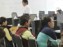 Sólo el 17 por ciento de los maestros registrados no se presentó para realizar la evaluación en las 249 sedes de aplicación. SUN / L. Cortés