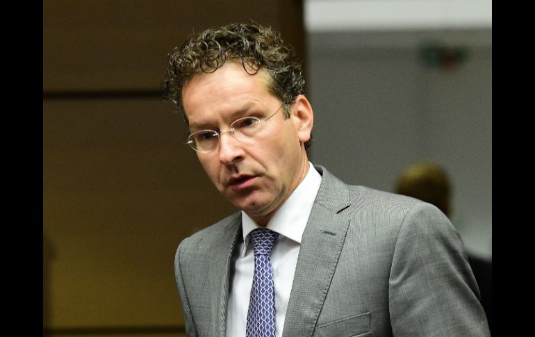 Dijsselbloem, presidente del Eurogrupo, admitió que el primer ministro heleno, Alexis Tsipras,''realmente quiere alcanzar un acuerdo''. AFP / E. Dunand