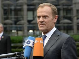 Tusk explicó que convocó a  los 19 miembros de la zona euro porque 'el tiempo se está acabando para todos nosotros'. AFP / T. Charlier