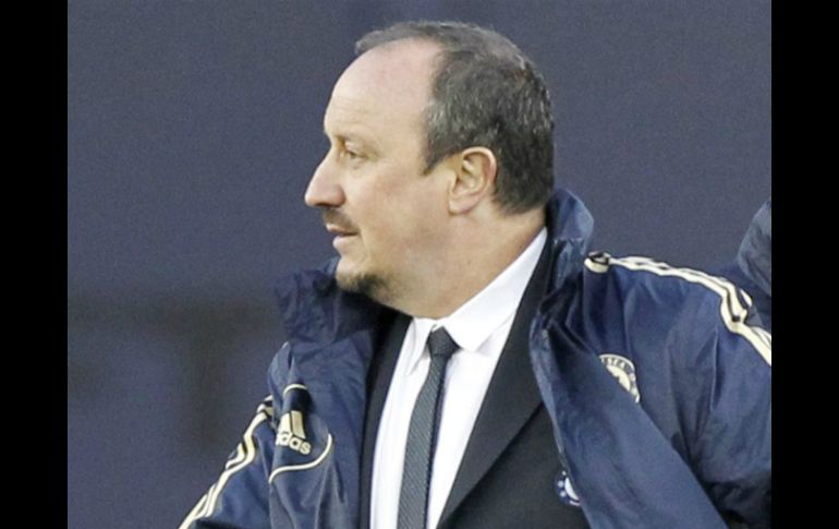 Benítez arriba luego de un año sin títulos en el club blanco. EFE / ARCHIVO