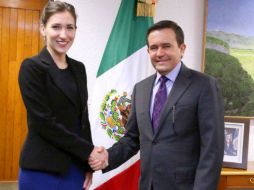 Cynthia Villareal es la nueva coordinadora general del Programa Nacional de Financiamiento al Microempresario. TWITTER / @ildefonsogv