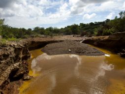 En agosto pasado, la minera Buenavista del Cobre registró un derrame en una de las piletas de lixiviados. AP / ARCHIVO