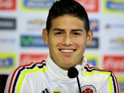 James asegura que Colombia puede jugar contra un equipo duro que tiene grandes jugadores. EFE / ARCHIVO