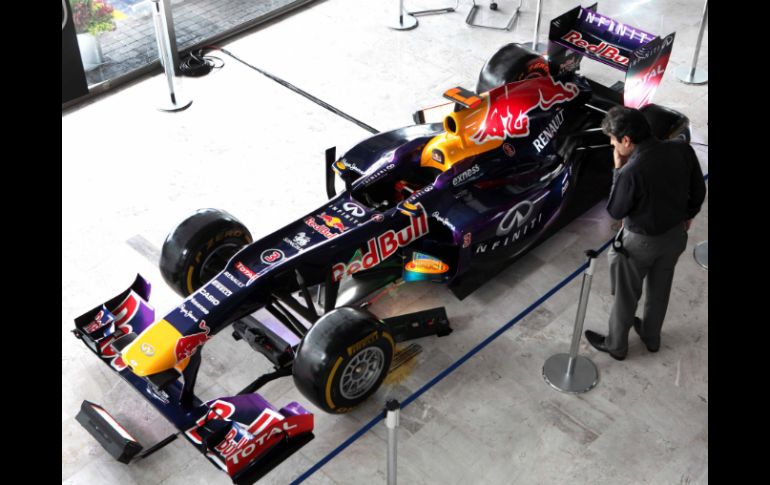 Este RB7 hará los honores en la Plaza de la Constitución, este 27 de junio, bajo la conducción de Daniel Ricciardo. SUN / V. Rosas