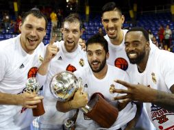 El cuadro madrileño tuvo un torneo de ensueño y lograron el campeonato. EFE / A. Dalmau