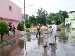 Las colonias más afectadas por la lluvia fueron El Deán, Ferrocarril y la Unidad Habitacional Mariano Otero. ESPECIAL / Ayuntamiento de Guadalajara