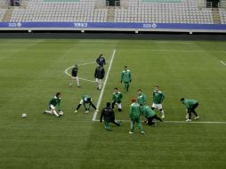 La Selección boliviana entrena en el estadio Bicentenario Germán Becker. AP / N. Pisarenko