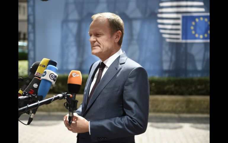 Tusk refiiere que, si bien las últimas horas han sido críticas, ''tengo la corazonada que esta historia tendrá un final feliz''. AFP / M. Bureau