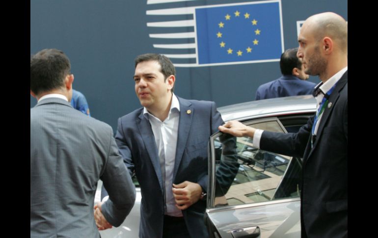 Al centro, Alexis Tsipras, primer ministro de Grecia. AP / F. Walschaerts