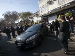 Mucha gente estuvo ahí para apoyar al '10' argentino. EFE / I. Acosta