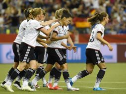 Alemania jugará el martes en semifinales contra el ganador del partido de cuartos entre Estados Unidos y China. EFE / C. Jaspersen