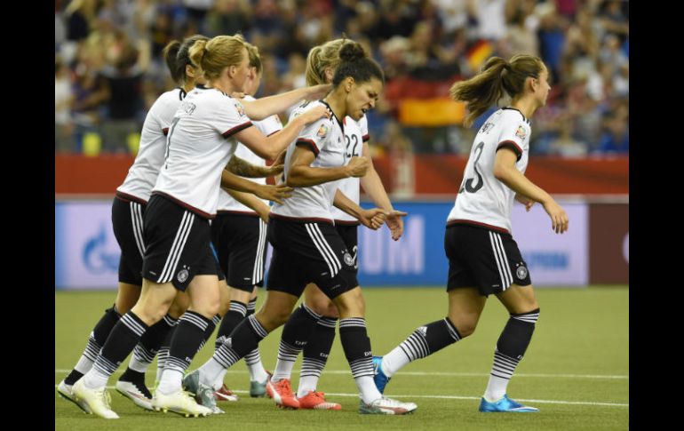 Alemania jugará el martes en semifinales contra el ganador del partido de cuartos entre Estados Unidos y China. EFE / C. Jaspersen