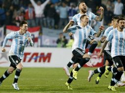 Argentina enfrentará el martes al ganador de Brasil-Paraguay. EFE / J. Cárdenas