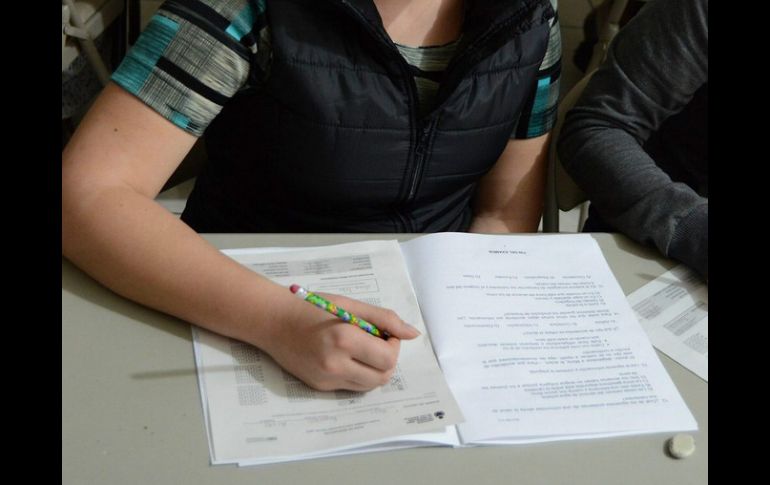 La fecha y lugar de aplicación del examen se encuentra, como es habitual, en su comprobante credencial. NTX / ARCHIVO