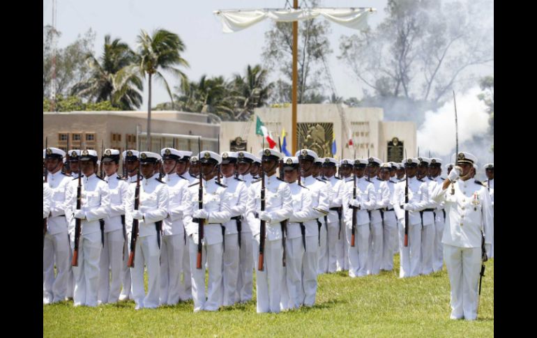 Los cadetes que participarán son parte del Heroico Colegio Militar y de la Heroica Escuela Naval entre otros. NTX / ARCHIVO