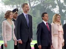 El acto oficial de bienvenida a los reyes de España se celebró en el Campo Marte de la Ciudad de México. YOUTUBE / Presidencia de la República