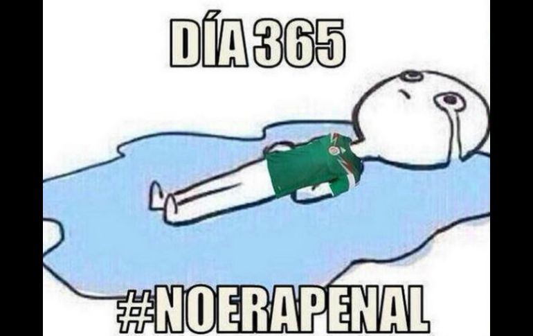 Hace un año, el hashtag #NoEraPenal se volvió tendencia global y los memes no se hicieron esperar. TWITTER / @a_gamer_boy