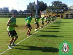 La Selección mexicana se encuentra entrenando para su gira de preparación rumbo a la Copa Oro. TWITTER / @miseleccionmx