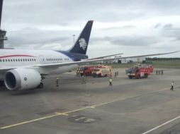 La aerolínea reportó que se efectuó la revisión del compartimento de carga, sin detectar indicio alguno de fuego. INSTAGRAM / alan_pulido17