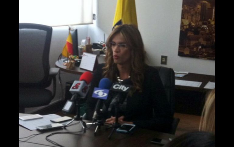 Tatiana Piñeros, directora del IDT señaló que consideran inoportuno mantener la postulación. TWITTER / @IDTBogota