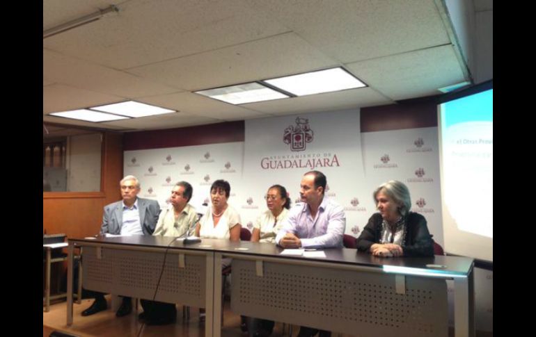 Los regidores del PAN Guadalajara ofrecieron una conferencia de prensa este miércoles. TWITTER / @GEPANGDL