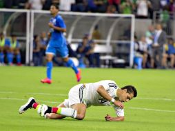 Chicharito sería la segunda baja para la Copa Oro, después de que Héctor Moreno dejara la concentración para ser operado de un pie. MEXSPORT / O. Aguilar